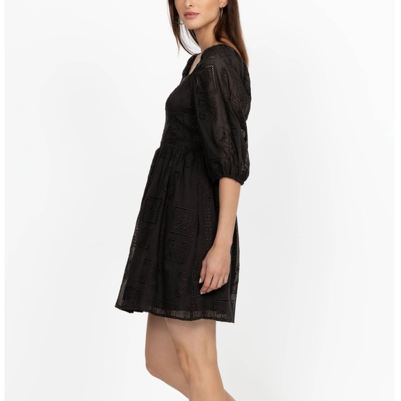 Johnny Was Ella Mini Dress Black Size Small - Picture 3 of 13